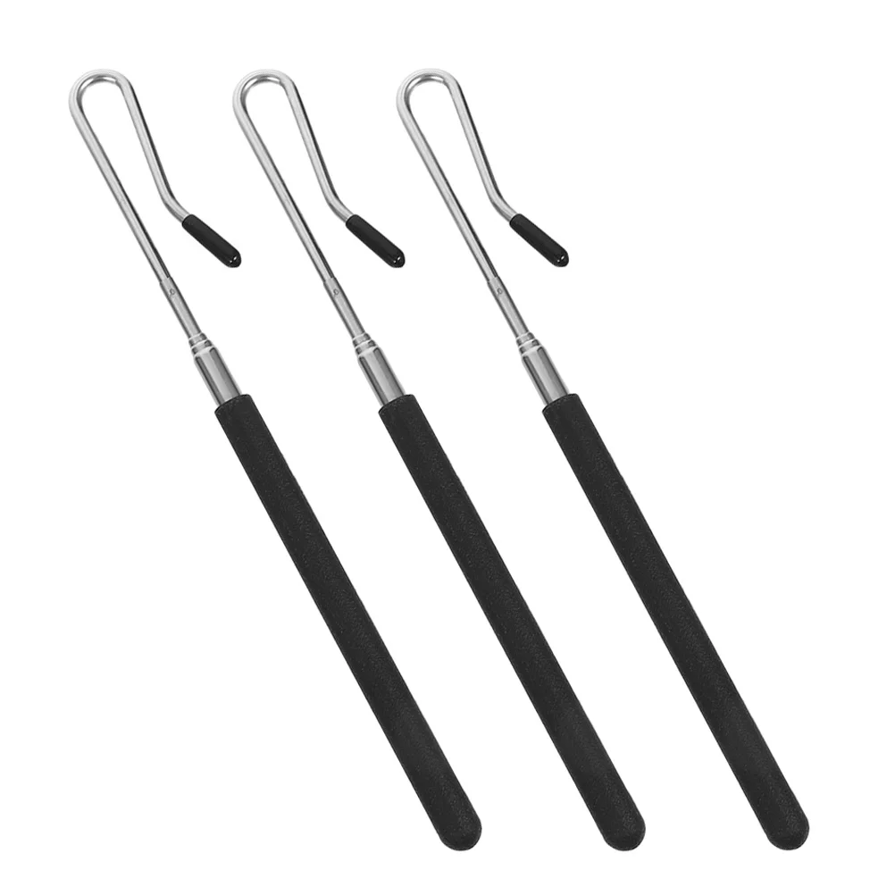 Hastes de manipulação de fantoche de meio corpo, 3 peças, varas flexíveis de controle de fantoche de mão para posicionamento de movimento de braço em performances