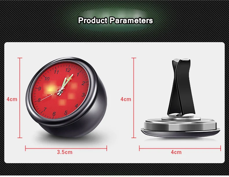 Car Clock Watch Modified Car Interior Electronic Quartz Watch Car Decoration with logo For BMW Toyota Benz Audi Nissan Peugeot