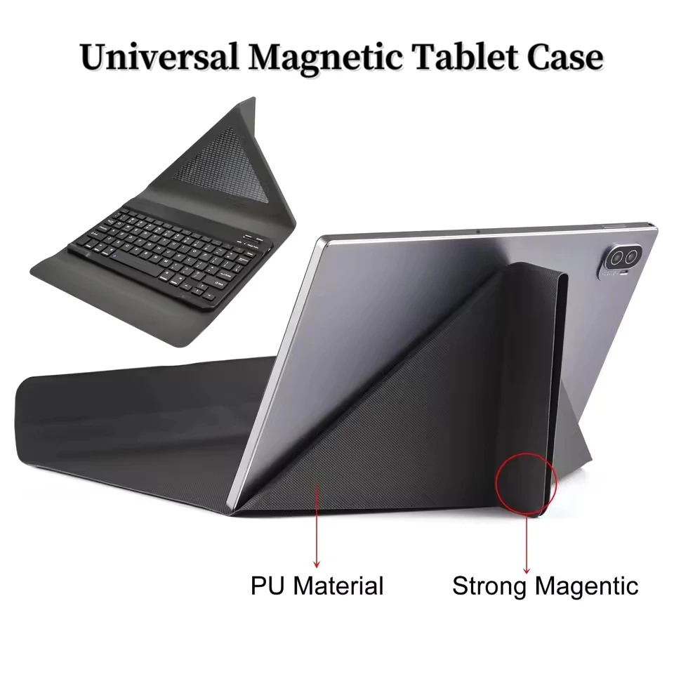 

Brand New Universal Magnetic Tablet Protective Case For Pad 6S/7S Pro With Detachable Wireless Bluetooth Keyboard Protect Cover