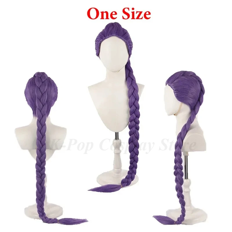 

New Rumi Mira Zoey Cosplay Wig KPop Demon Hunters Superstar Anime Wigs Idol Long Hair Halloween Party Women Girls