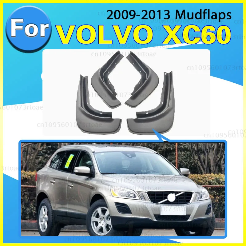 OEM Fitment Car Mud Flaps For VOLVO XC60 2009-2013 Mudflaps 2010 2011 2012 Splash Guards Mud Flap Mudguards Fender