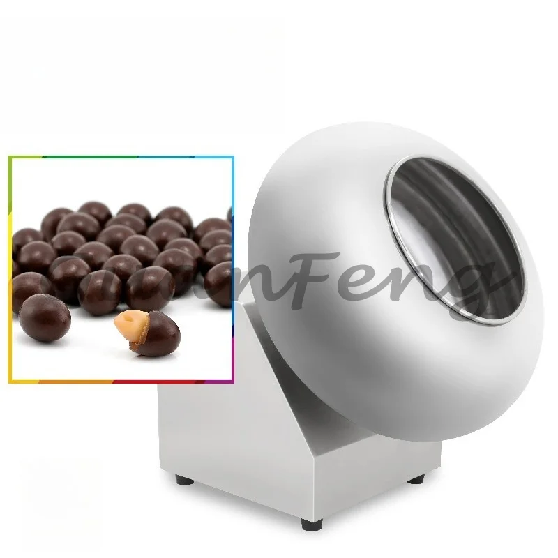 Commercial Nuts Chocolate Coating & Tempering Machine, Food‑Grade Chocolate Processing Equipment for Snack Confectionery Making