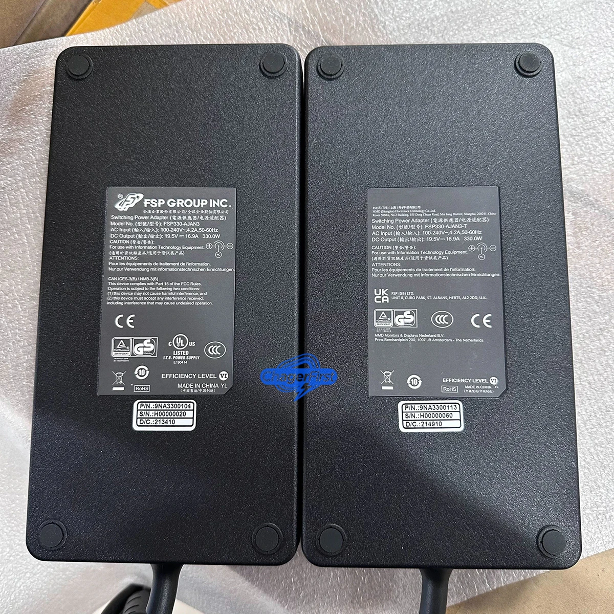Genuine FSP330-AJAN3 FSP330-AJAN3-T 19.5V 16.9A 330W AC Adapter for Philips Evnia 34M2C7600MV AOC AGON AG353UCG 7.4x5.0mm Pin