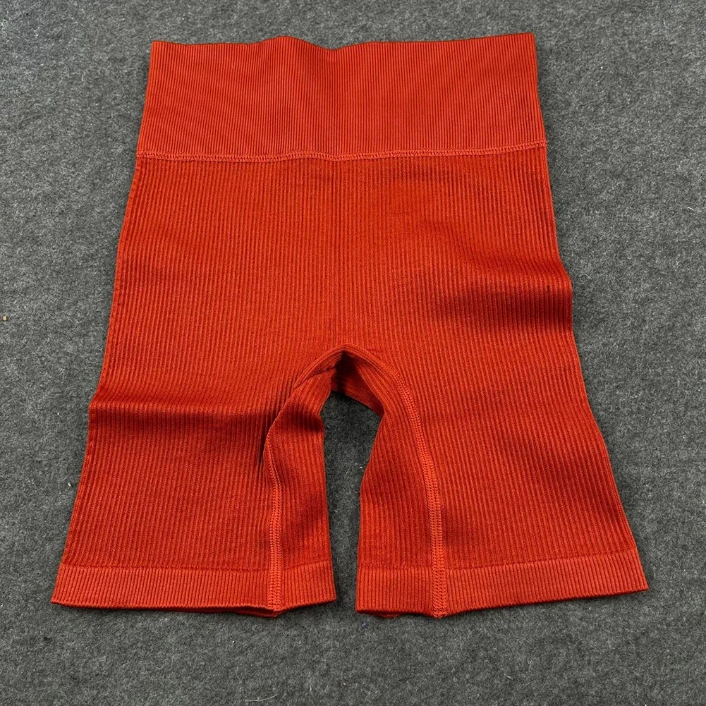 Comfy Fashion Stylish Women's Shorts Short All Season Female Medium Elasticity Thread Yoga Legging Yoga Shorts