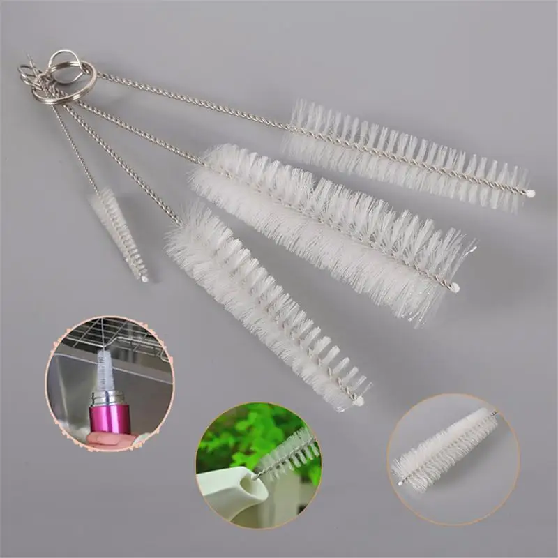 Drinking Straw Cleaning Brush Kit Reusable Tube Pipe Cleaner Tools Nylon Long Cleaning Brushes for Baby Cup Bottles kettle