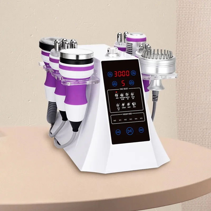 Seven in One, Hot and Cold Induction Device, RF Color Light Microcurrent 40K Body Analyzer