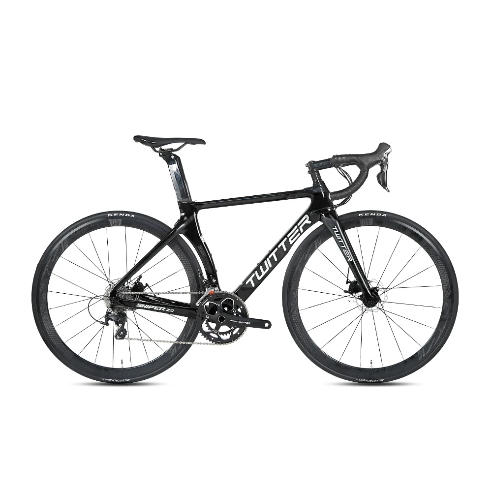 Twitter Sniper 2.0 Cheap Men Racing Bicycle T800 Carbon Fibre Frameset Hydraulic Disc Brake Road Bike for Adults - view 5