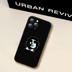 King-muammar G-gaddafi Phone Case FOR IPhone 15 14 13 11 12 Pro 8 Plus X Pro MAX XR XS MINI Soft Silicone Black Covers