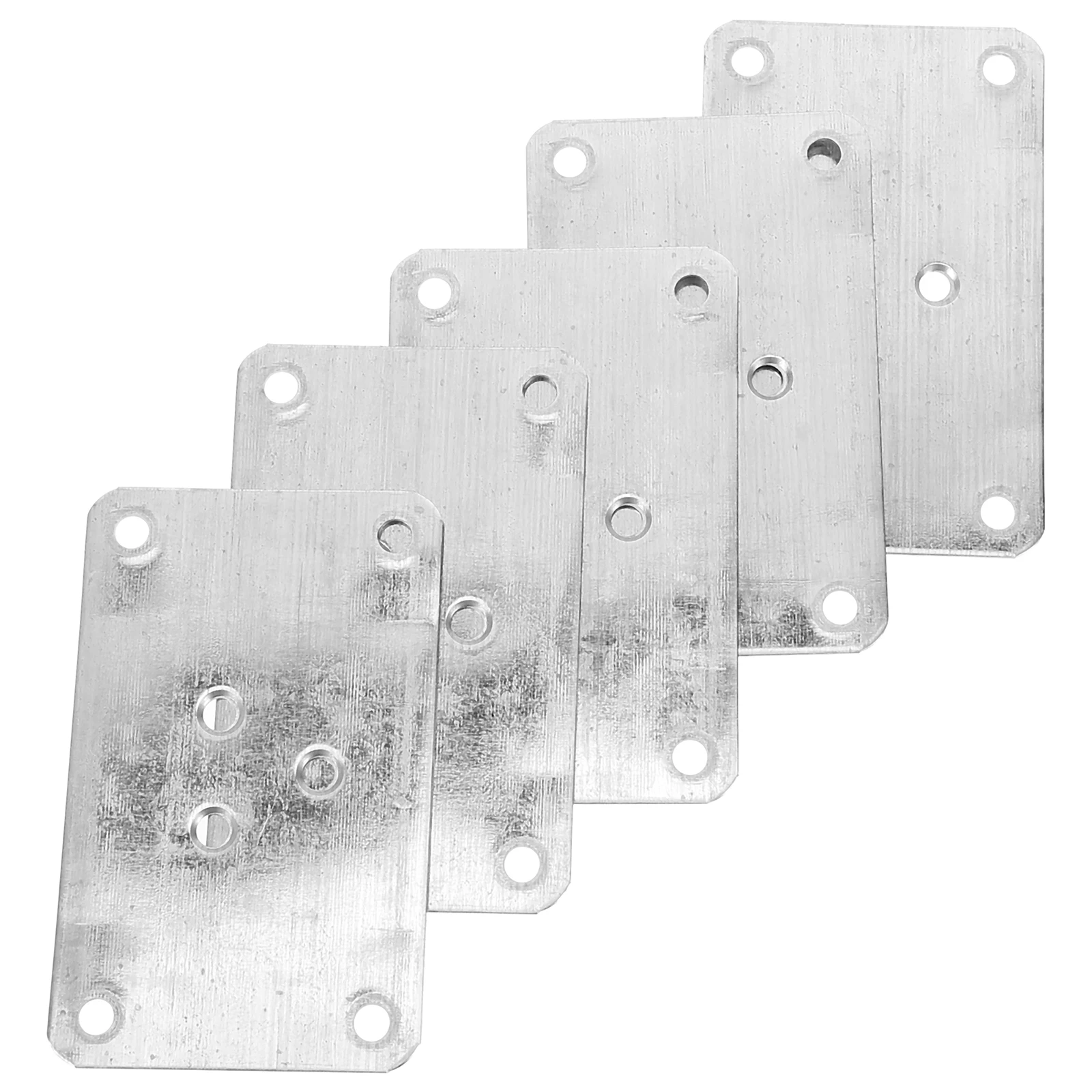 

5pcs Furniture Connecting Pieces Table Leg Connector Mount 6x9.7x1. Plates for Sofa Chairs Cabinet Furniture Legs Repair