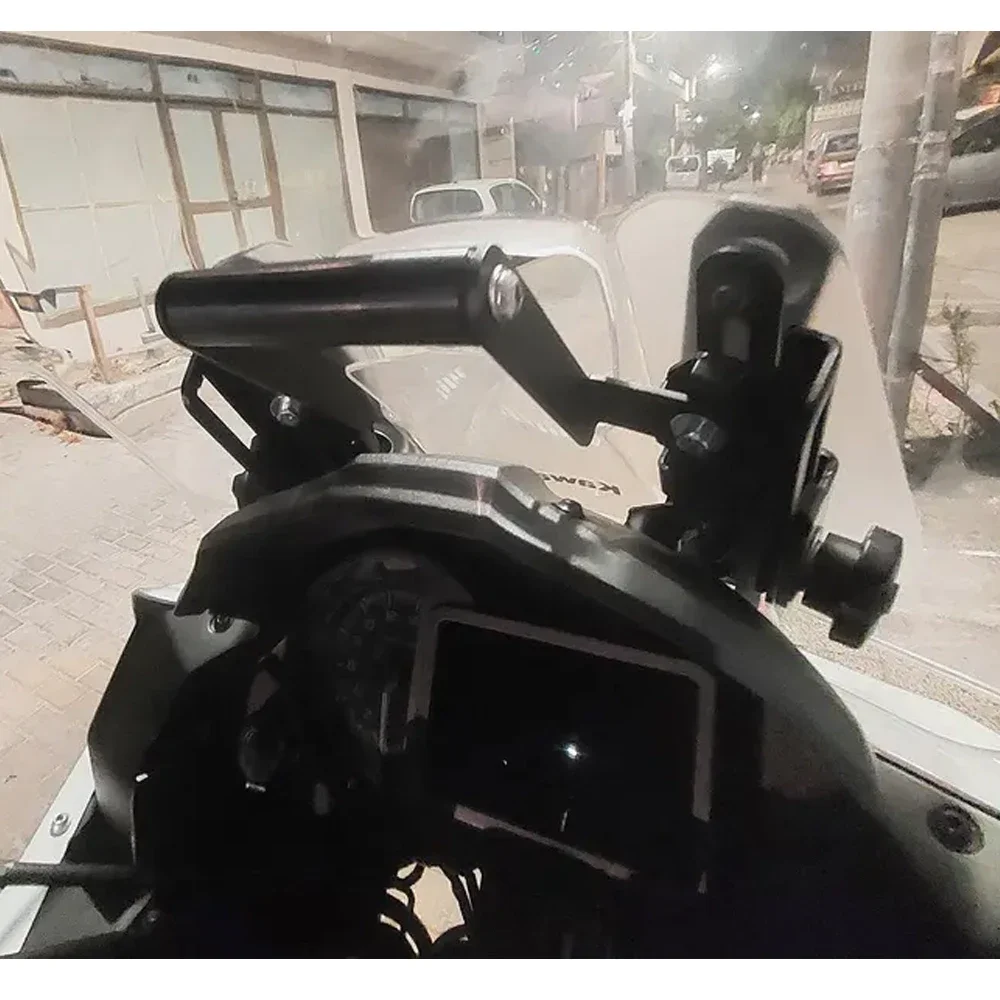 2025 Versys 1100 حامل الملاحة لتحديد المواقع حامل هاتف لكاواساكي Versys 1100SE Versys 1100 LT 2025 2026 حامل ألومنيوم