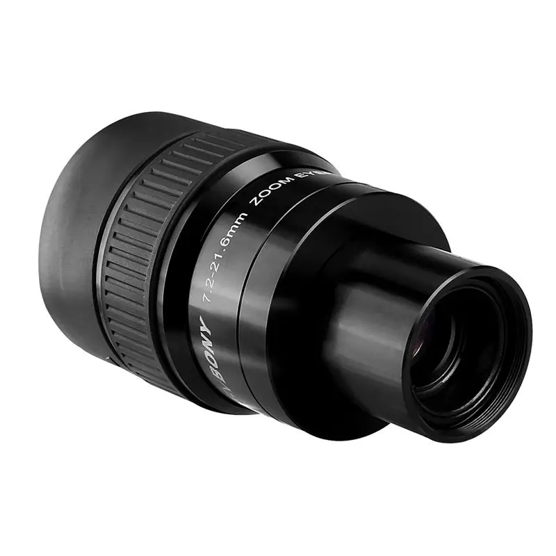 SV191 1.25Inch Zoom Telescope Eyepiece 7.2-21.6mm 1.25Inch Eyepieces Zoom Eyepiece for Telescope Observing Astronomical