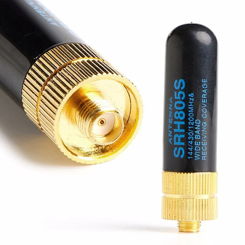 1pc Mini SRH-805S 5CM SMA-F Female Dual Band Antenna 50OHM for BAOFENG UV-5R BF-888S Radio 10W