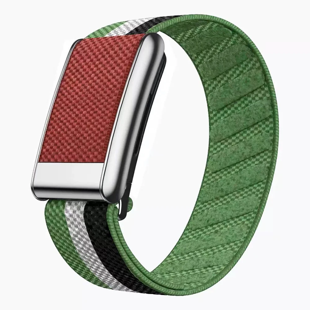 Premium Model National Flag Design For Whoop 5.0 Wrist Strap Waterproof Nylon Braided For Whoop5.0MG Sport Replacement Wristband