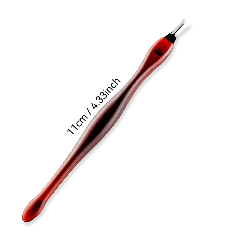 CHARMINGPOSE プロフェッショナルキューティクルプッシャー - ステンレス製ネイルケアツール（角質除去・マニキュア用）