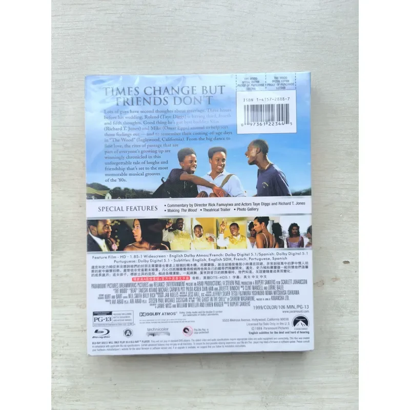 Blu-ray Disc The Wood 1999 Comedy Classic Movie Film