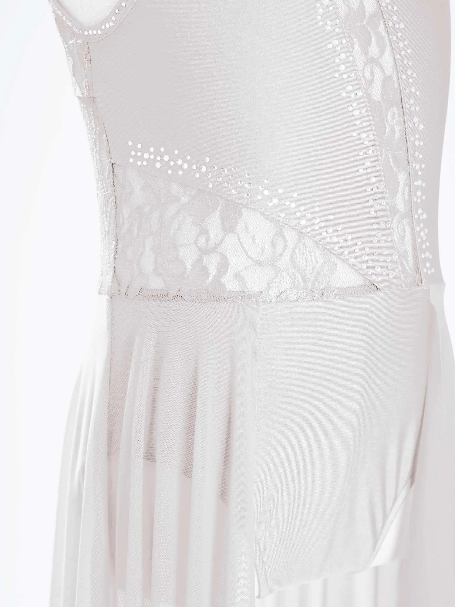 الفتيات الحديثة الغنائية ملابس رقص الجمباز فستان بلا أكمام الدانتيل الراين ارتداءها لشكل التزلج الباليه الجمباز البهلوانية