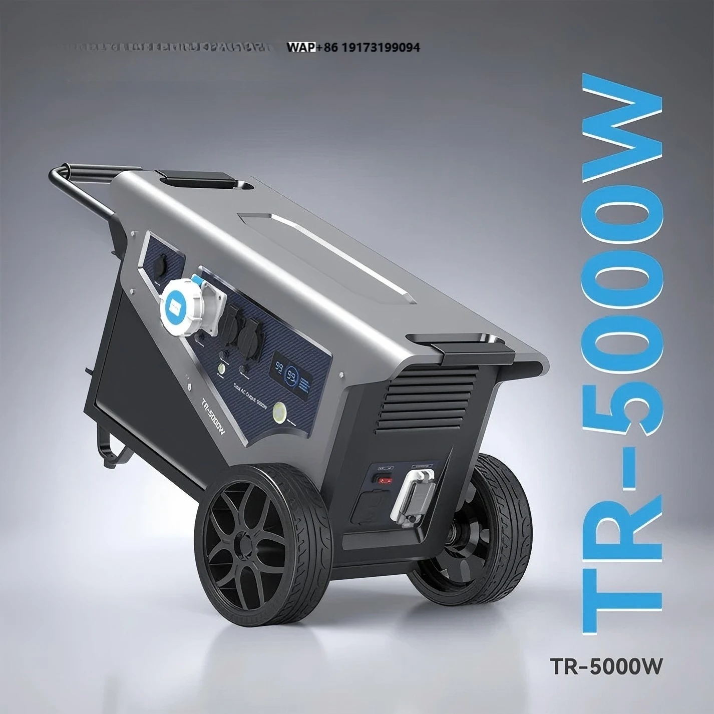 5000W LiFePO4 Battery Camping Solar Generator Portable Power Station Power Generator Emergency Backup