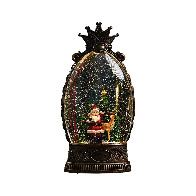 

Christmas decoration ornament wind lamp night light elderly desktop snowman ornament