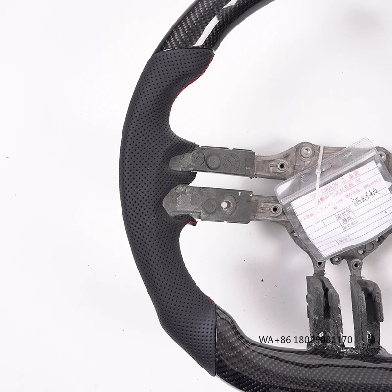 ل- | هيكل عظمي توجيه كربوني عالي اللمعان W204 W205 W213 C117 CLA CLS C257 #4