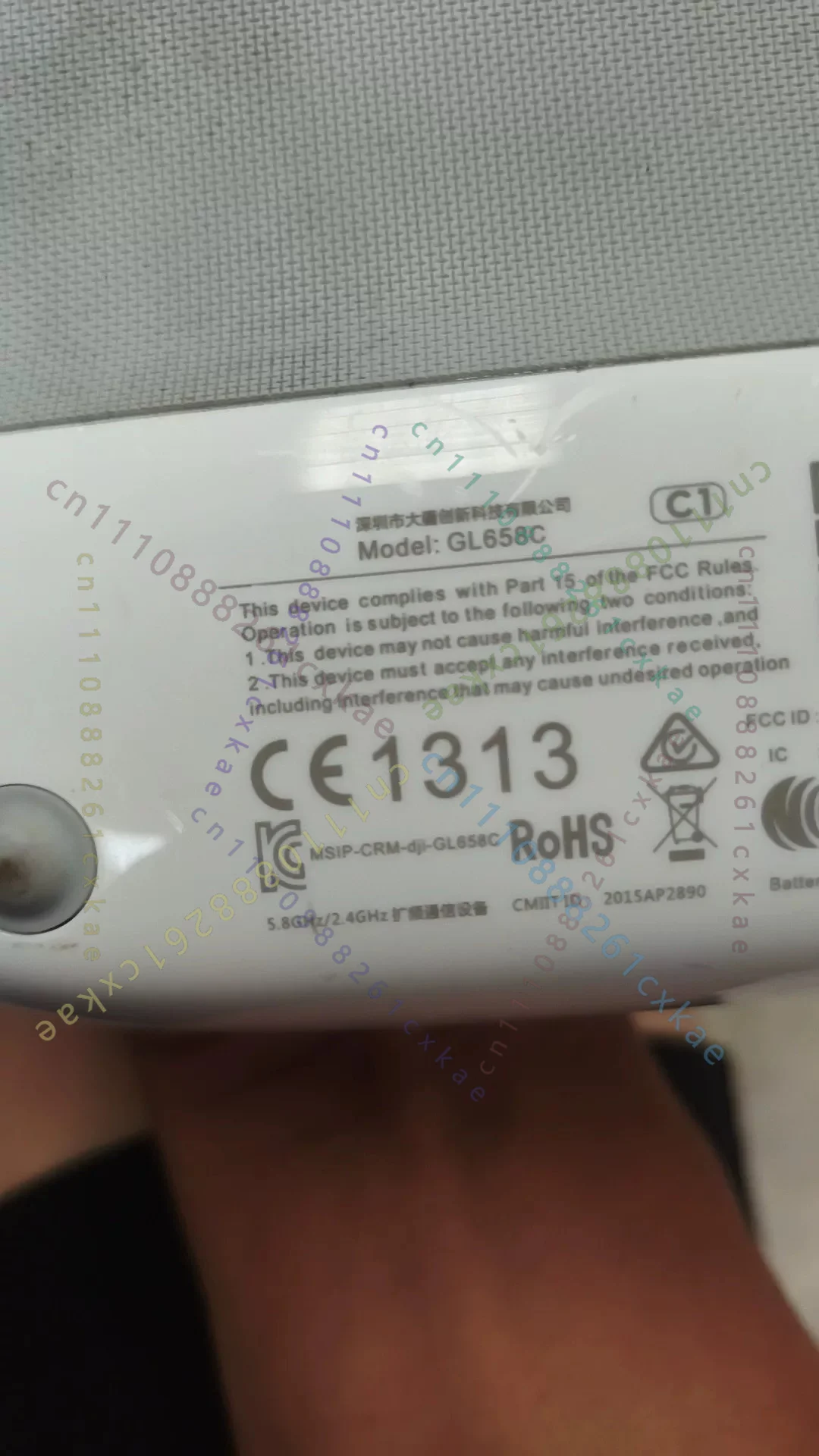 FOR DJI Inspire 1 Pro Model GL658C Used Remote Controller Nice Condition Stable 2.4G&5.8G Signal Replacement Parts