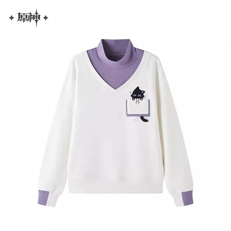 Official Genshin Impact Wanderer · Fairy Tale Cat Series Anime Sweater Cute V-neck Autumn Costplay Game Surrounding Holiday Gift