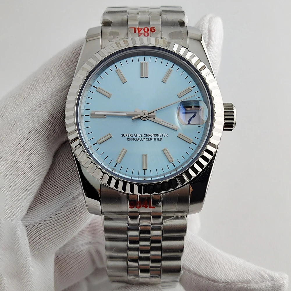 カスタマイズされた時計 NH35 36 ミリメートル/39 ミリメートルレディース/メンズ自動機械式時計サファイア自動オイスター時計