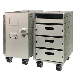 Metal Storage Box Minimalism Organizer Cabinet Boxes with Wheel Living Room Cabinets Moving Box for Drawers Things for The Home