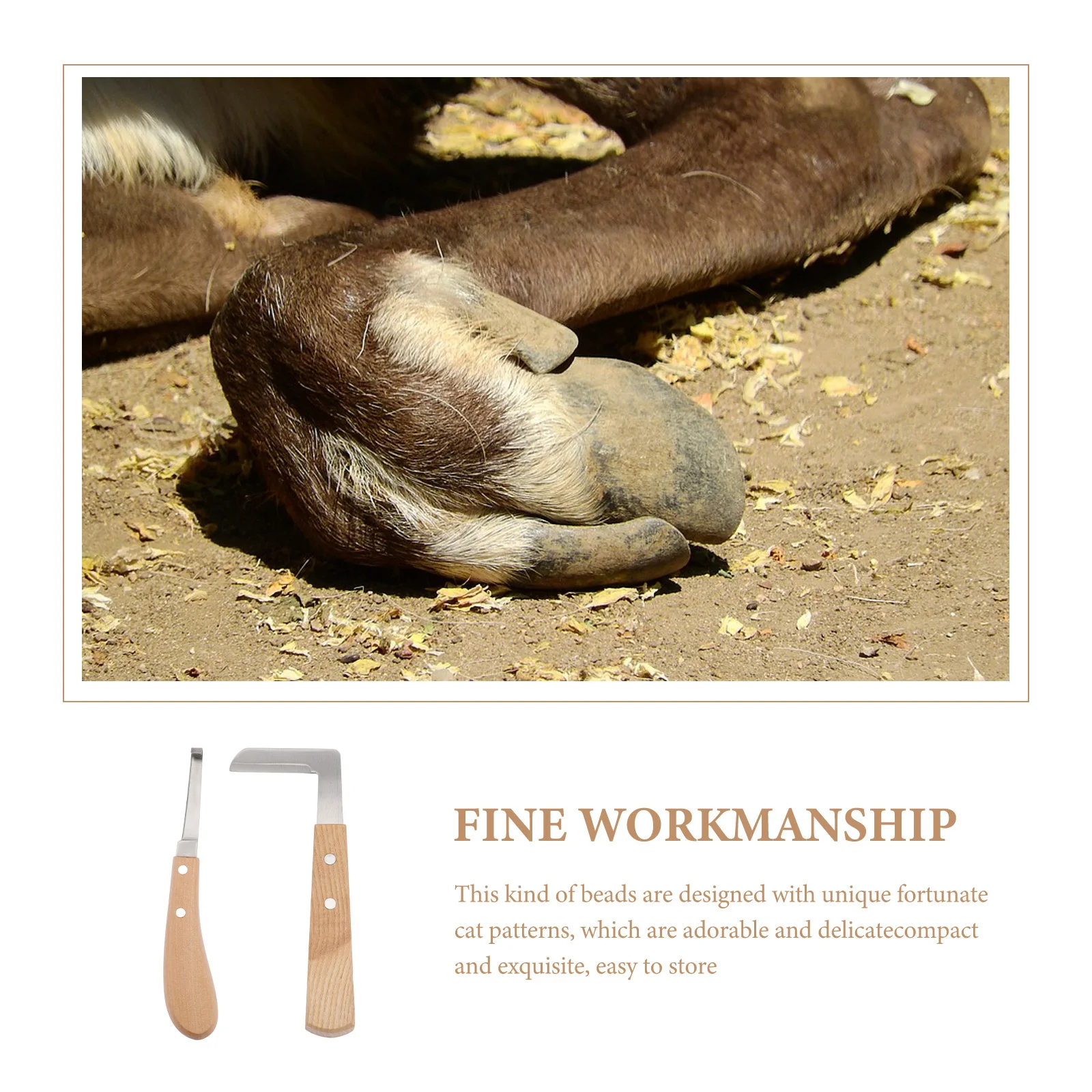 

2Pcs Horseshoe Trimmer Premium Carbon Steel Horse Hoof Cutter Portable Hoof Repairing Tool Equestrian Supply Horseshoe Cutter