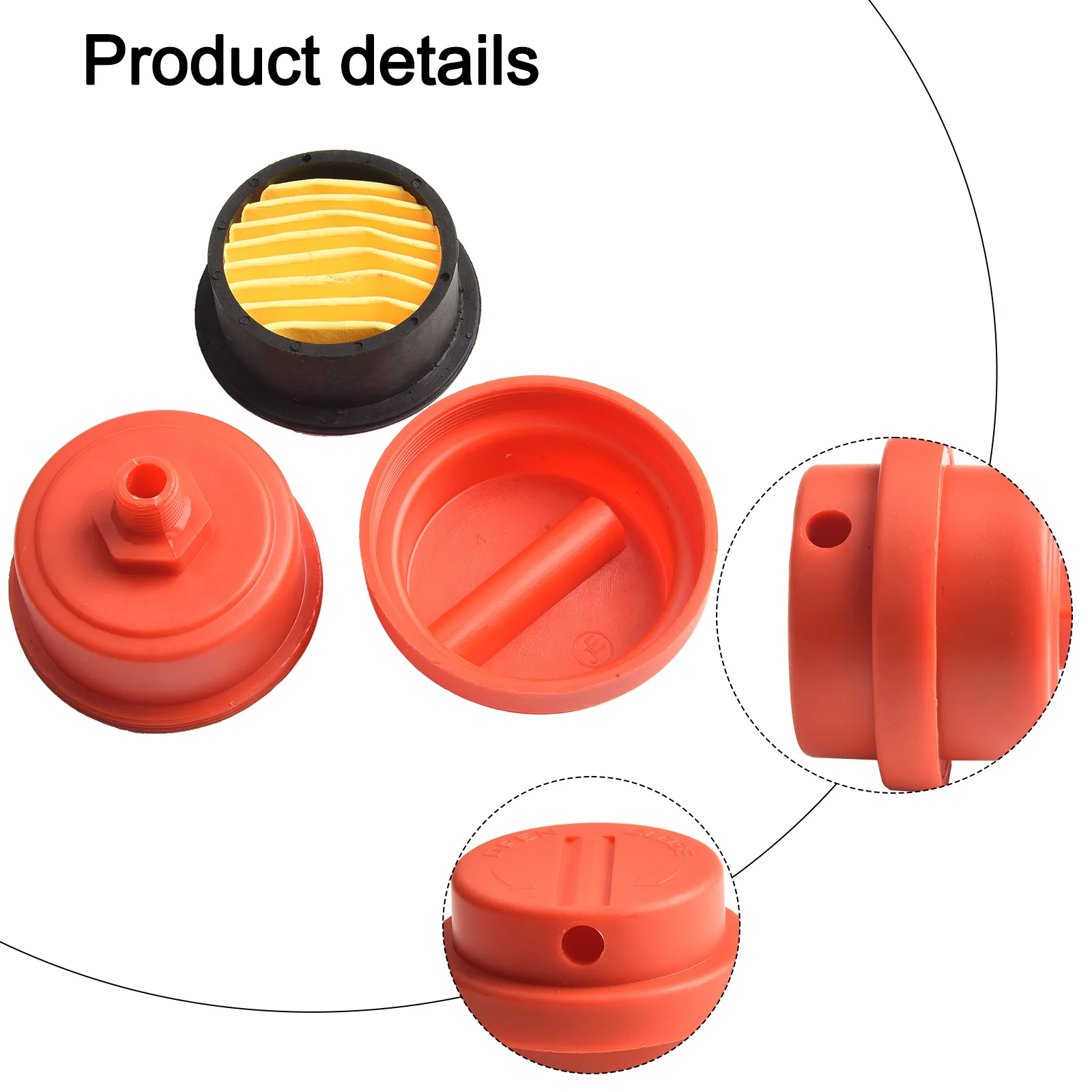 12.5mm Threaded Air Compressor Muffler with Dual Function Intake Filtration and Noise Suppression for Industrial Use