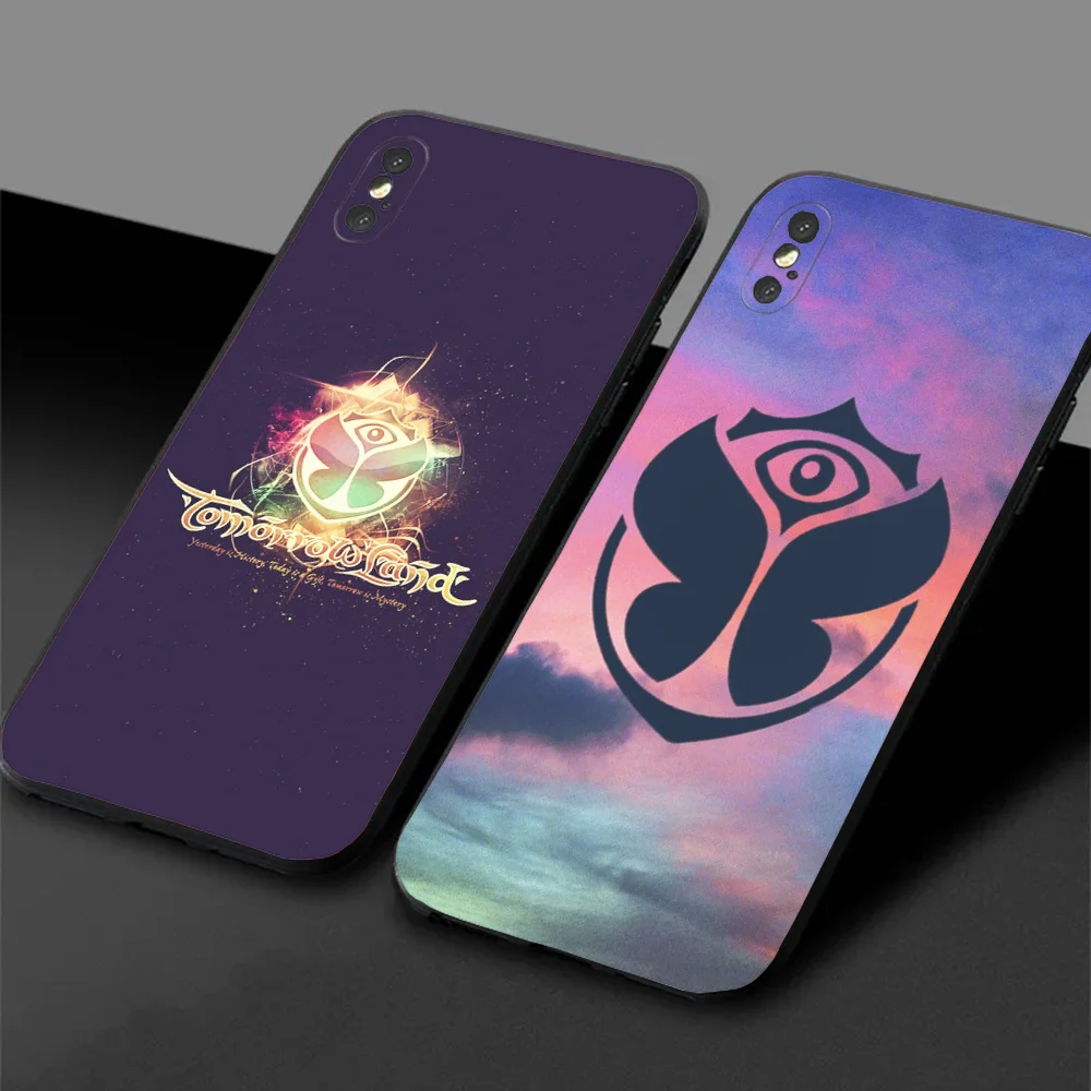 Music Festival TomorrowlandS Phone Case For Samsung S24,23,22,30,21,10,9,Ultra,Plus,Lite,FE,5G Black Soft Case