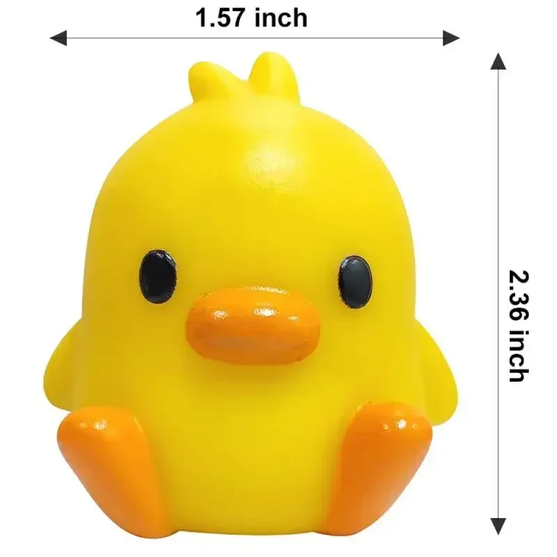 1-3PCs Cartoon Duck Night Light Little Yellow Duck Chicken NightLights Baby Children Kid Bedroom Decorative Lamp Sleeping Light