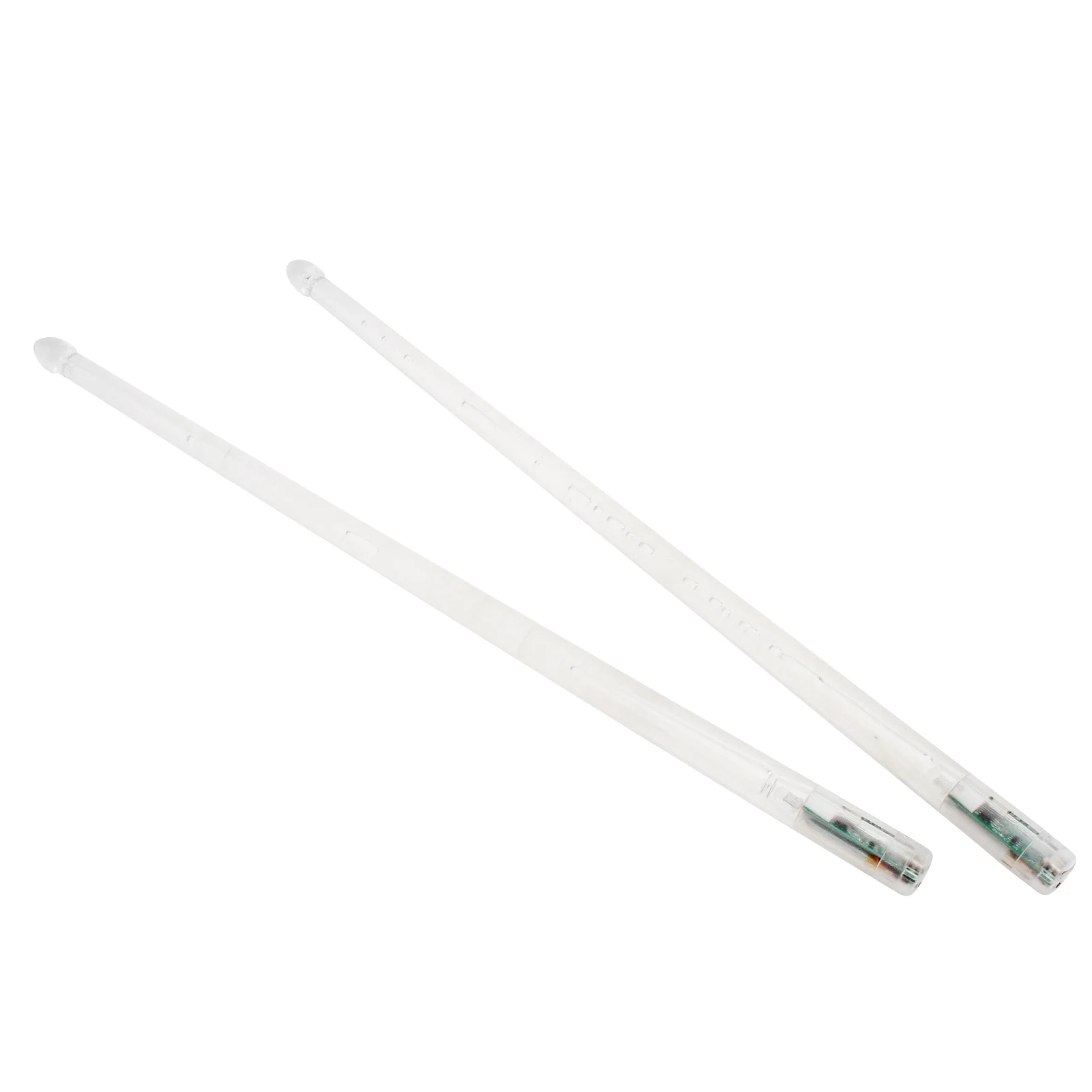 Rechargeable Built-in Lithium Battery LED Light Up 13 Colors Gradient Glow Drumsticks with Switch, Professional Cool Drumsticks