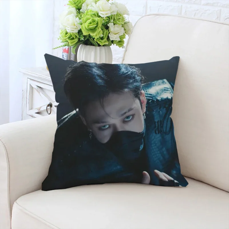 Pillow Cases 45x45 Cushion Cover for Living Room Cushions B-Bang Chan Fan Gifts Bed Pillowcases Decorative Pillowcase 40x40 Home