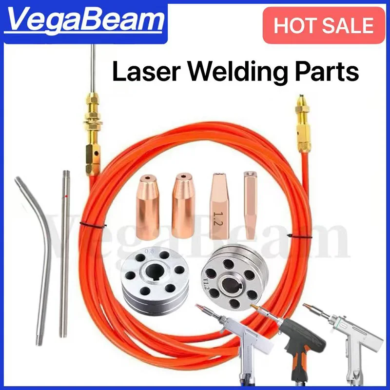 SUP Laser Welding Wire Feeding Tube 5M 3M Welding Wire Guide Nozzle Automatic Welder U V Wire Feeding Wheel Feeding Accessories