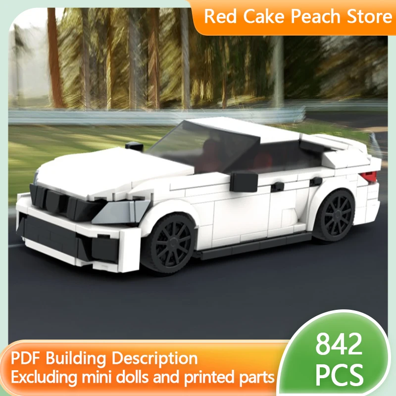 

Speed Racing Car Model MOC Building Bricks CLS63 Luxury Coupe Modular Technology Children Holiday Gifts Assemble Toys Suit