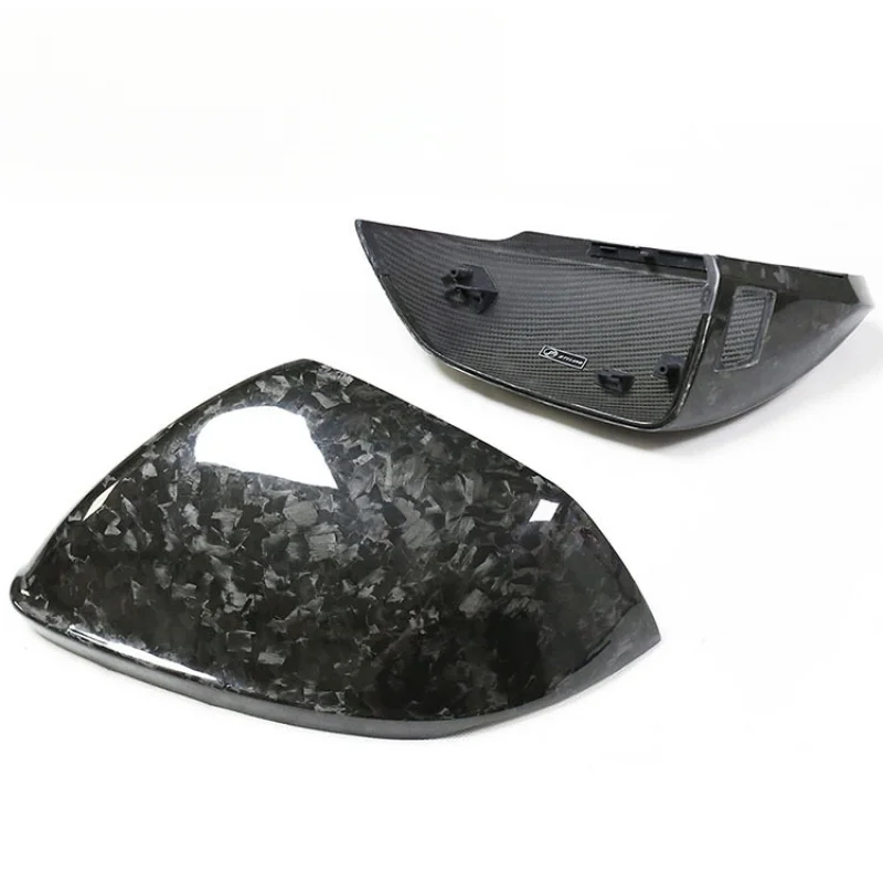 Suitable for Audi AUDIQ8/RSQ8 Dry Carbon Fiber Replacement Rearview Cover Rear Mirror Housing