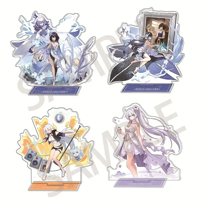 Honkai Impact3 Fantasy Figurines Acrylic Standing Plate Murata Himeko Bronya Zaychik Kiana Kaslana Creative Exquisite Present