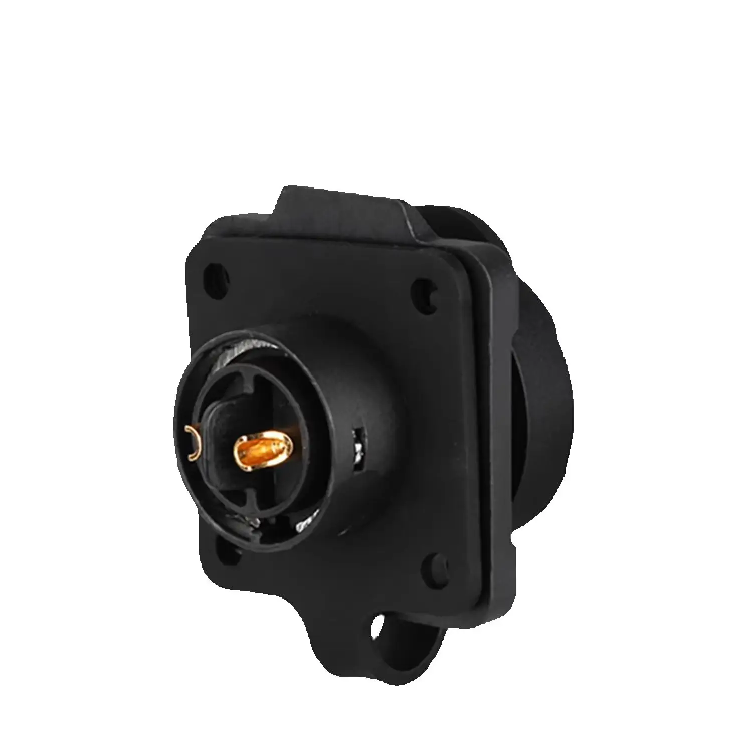 CNLINKO LP16 Industrial 90 Degree Right Angle Waterproof Connector 2-9Pin Solder Type PBT Male Plug + Female Four-hole Socket