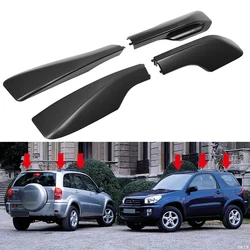 Car Roof Racks Rail End Decorative Cover Shell Replace for Toyota RAV4 XA20 2001 2002 2003 2004 2005 Black Roof Rack Cover 4pcs