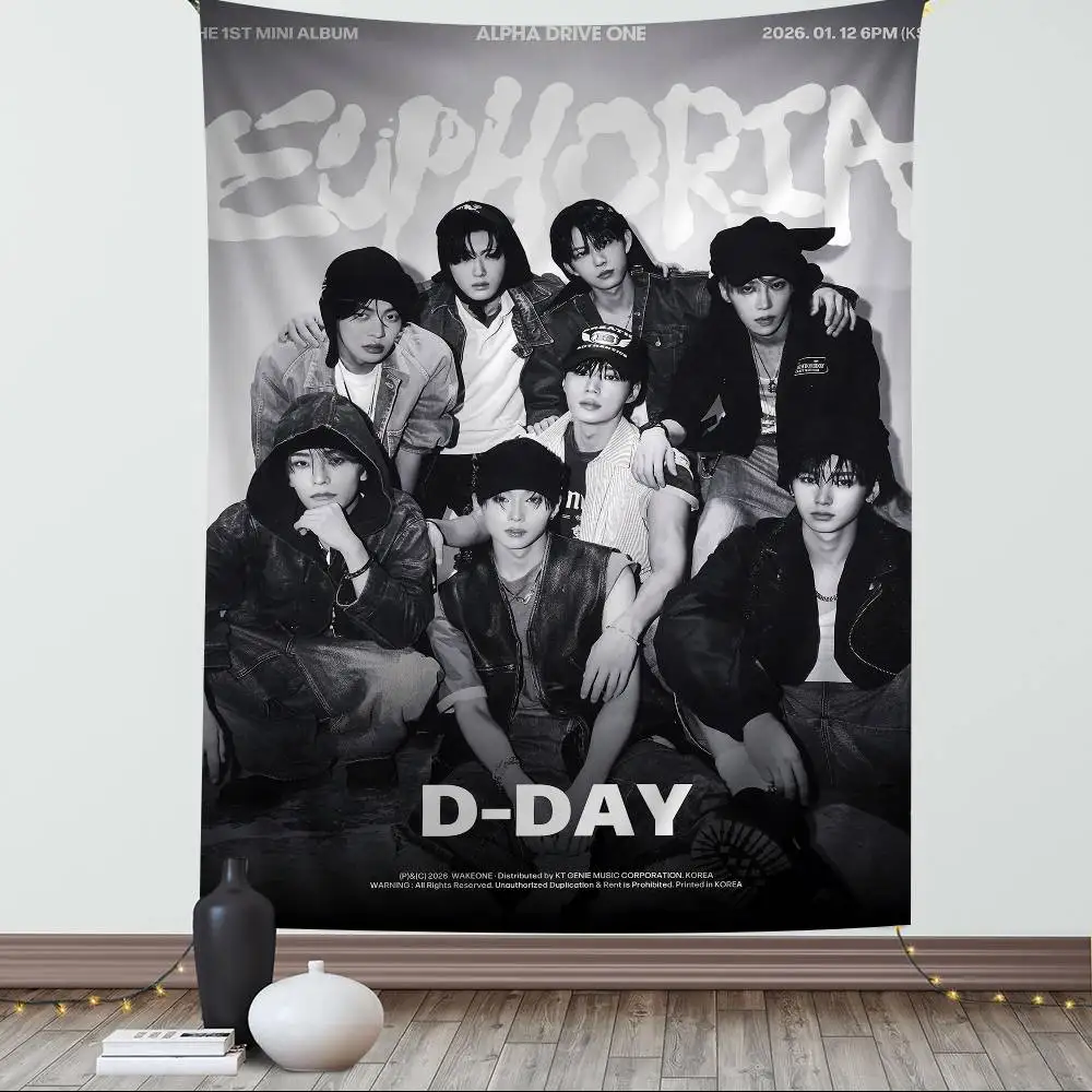 Singing and dancing group A-Alpha D-Drive One Colorful Tapestry Wall Hanging Hanging Tarot Hippie Wall Rugs Dorm Wall Art Decor