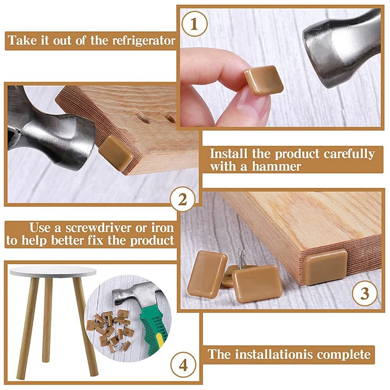 

Plastic Drawer Glides And Slides Drawer Stoppers, Tack-In Drawer Tack Glide Plastic For Repairing Dressers, 60 Pcs-B61B