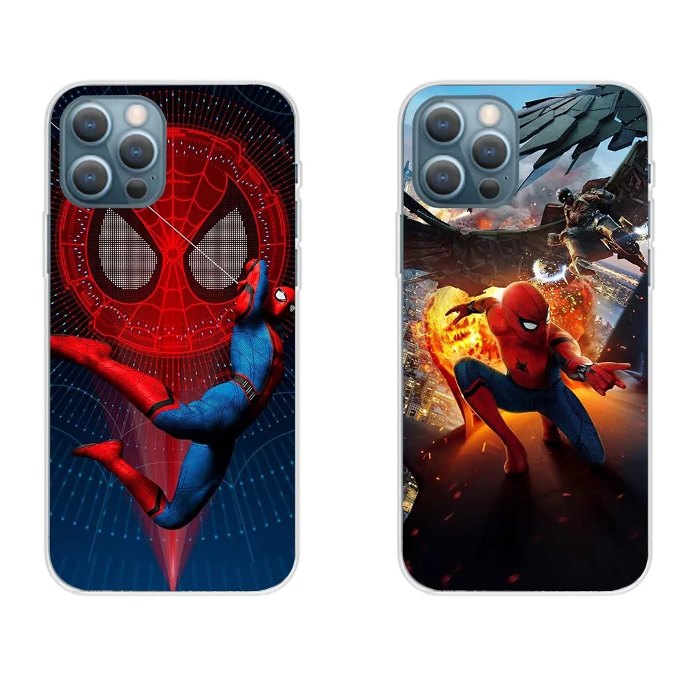 S-20 Spiderman Case for Moto G6 Play Plus G50 G51 G60 G60S G71 G41 G30 E20 G23 G22 E30 E40 5G