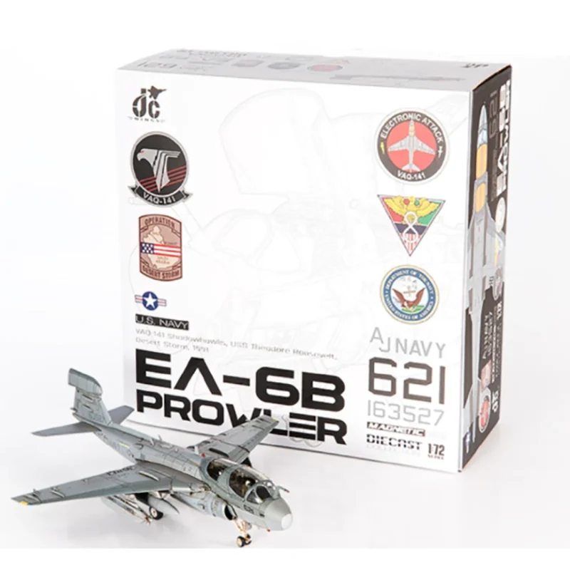 

JC WINGS 1/72 Scale American Navy EA6B Fighter Aircraft Model VAQ-141 EA-6B Alloy Aircraft Model Collection Decoration