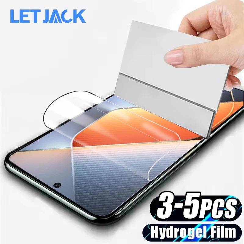 3-5Pcs HD Clear Hydrogel Film For Tecno Pova 6 5 Pro Neo Screen Protectors For Spark 20 10 9 8 Pro 20C 20P 10C GO 2024 Not Glass