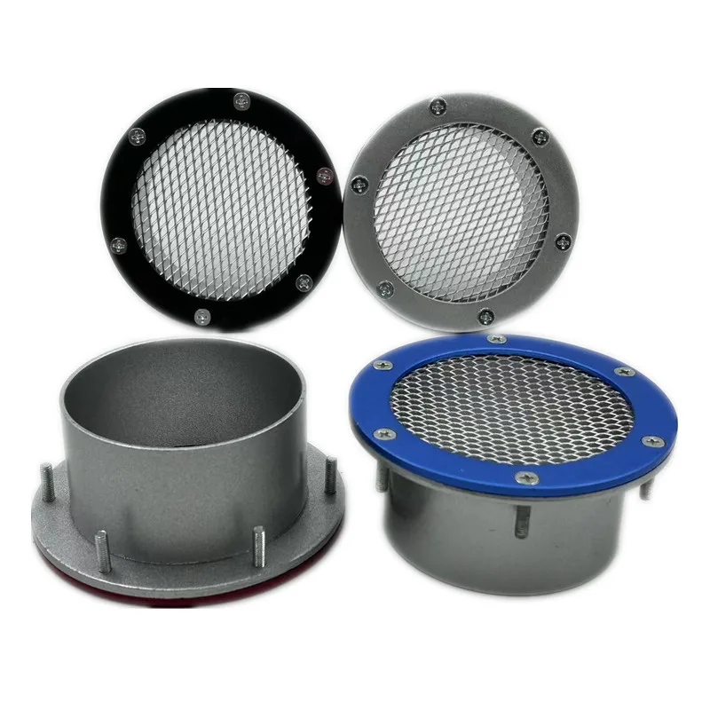 Universal Car Air Vent Auto Air Intake Bumper Vent Inlet Air Duct Cold Air Filter Dust Air Duct Grille For Benz BMW Audi