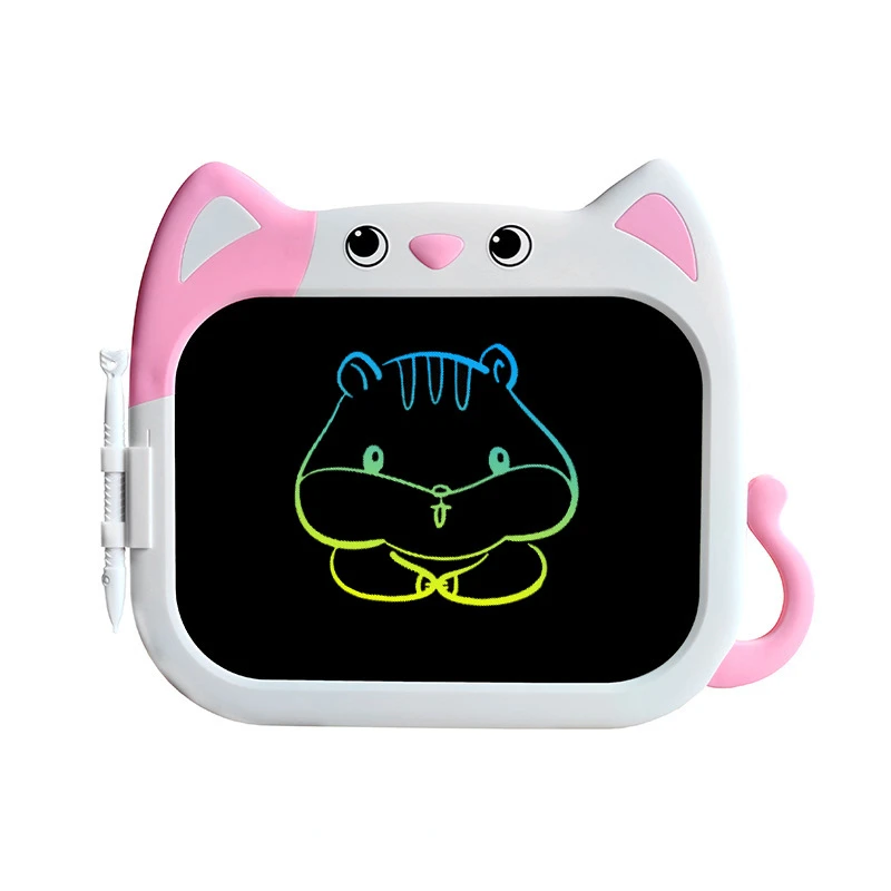 10inch/25.4cm LCD Writing Drawing Tablet Toys for Kids Cartoon Cat Children Montessori Learning Educational Toy Birthday Gifts