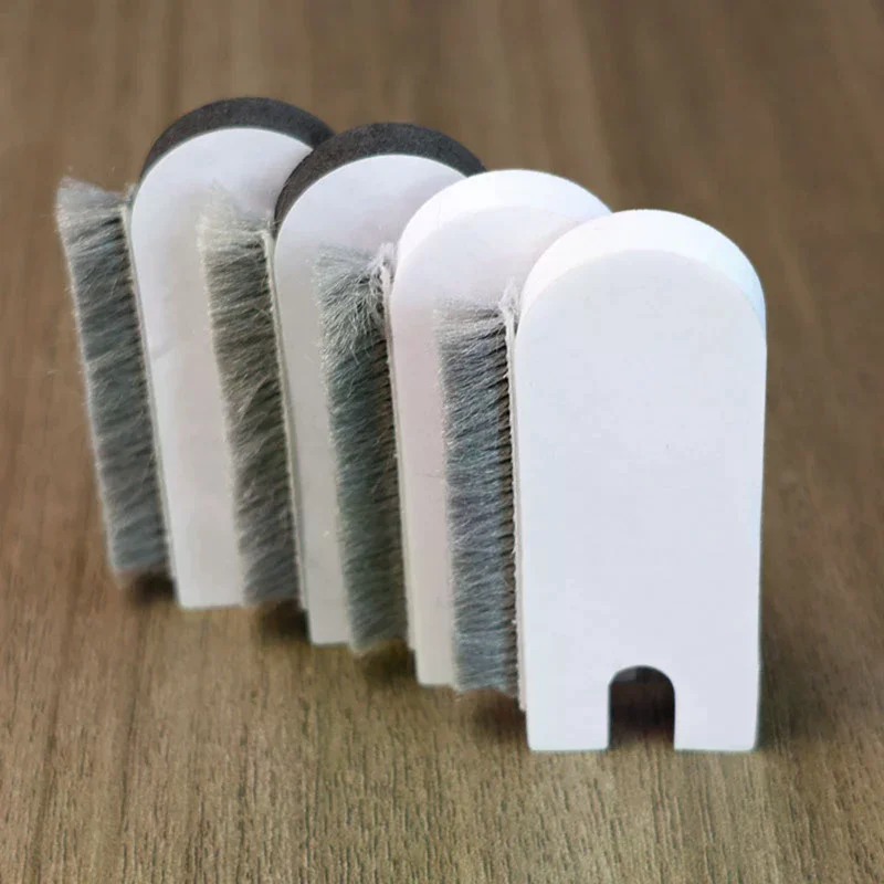 Push-pull EVA+PP Sealing Strip Self-adhesive Windproof Window Buffer Block Sliding Up And Down Track Brush Strip Window Hardware