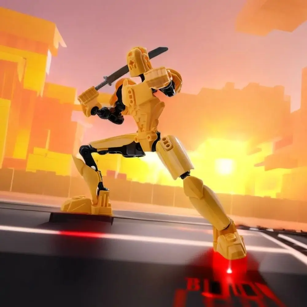 Desktop Decoration 3D Printed T13 Action Figure ABS Shapeshift Robot Robot Dummy Action Figures Multi-Jointed Movable Upgraded