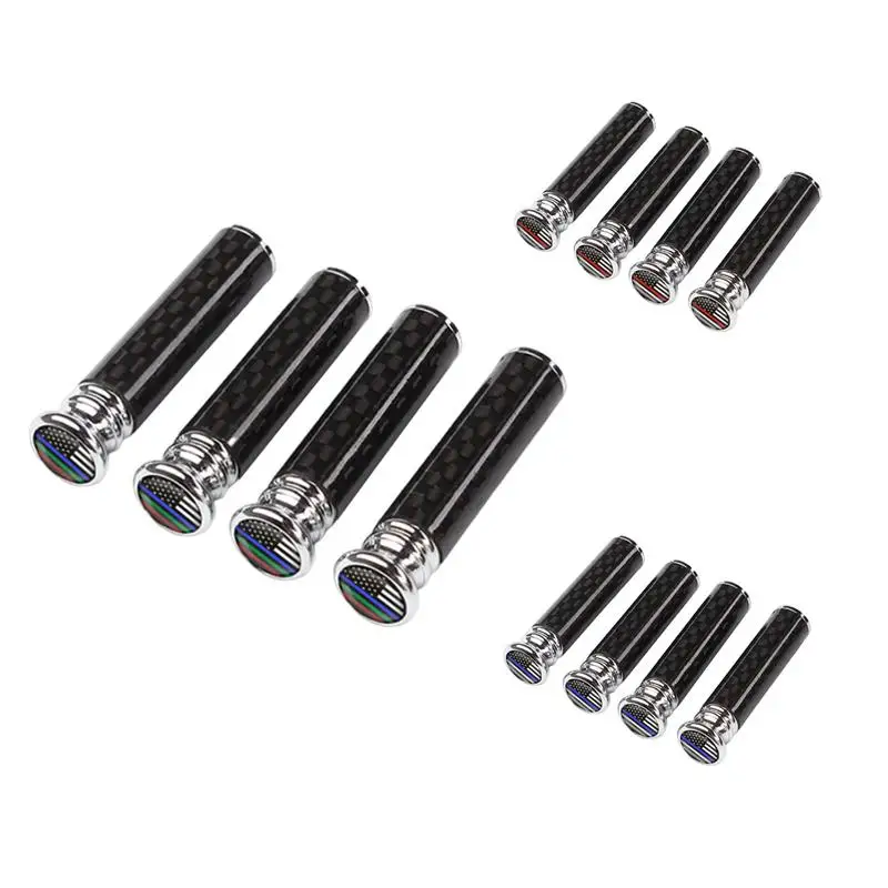 

Car Door Safety Bolt Door Lock Button Pin Decor Vehicle Lock Switchs Door Lock Pull Knob Carbon Fiber Door Pull Pins For Cars