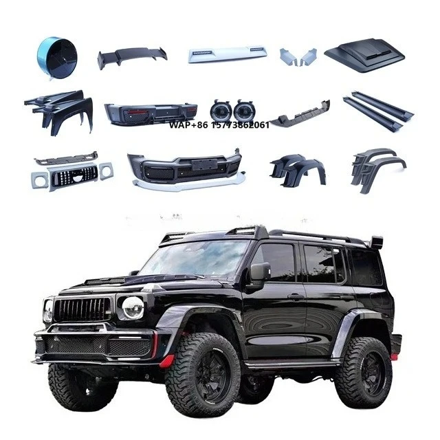 2024 Upgrade Accessories Engine Hoods Auto Parts Front Bumpers Galactic Battleship Body Kit for Tank 300
